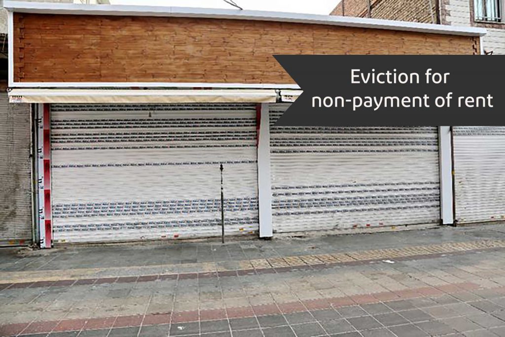 Eviction for non-payment of rent