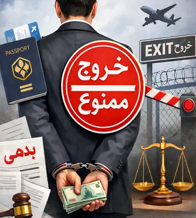 ممنوع‌الخروجی به دلیل بدهی کیفری و مشکلات حقوقی